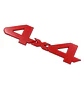 Logo Emblema 4x4 Para Toyota 15x3.8cm Metalico Rojo - Miniatura 1