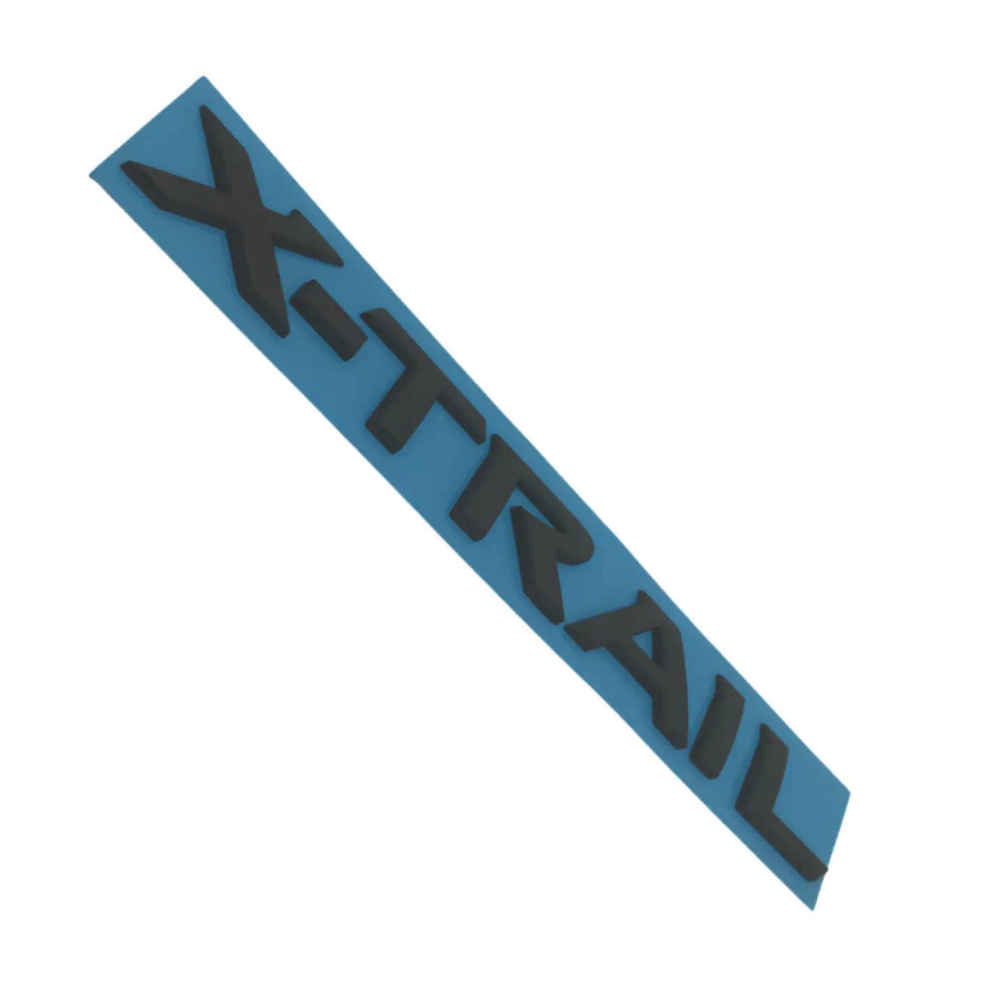Logo New X-trail Emblema Para Nissan New Xtrail 23.5x2.5cm Negro 1