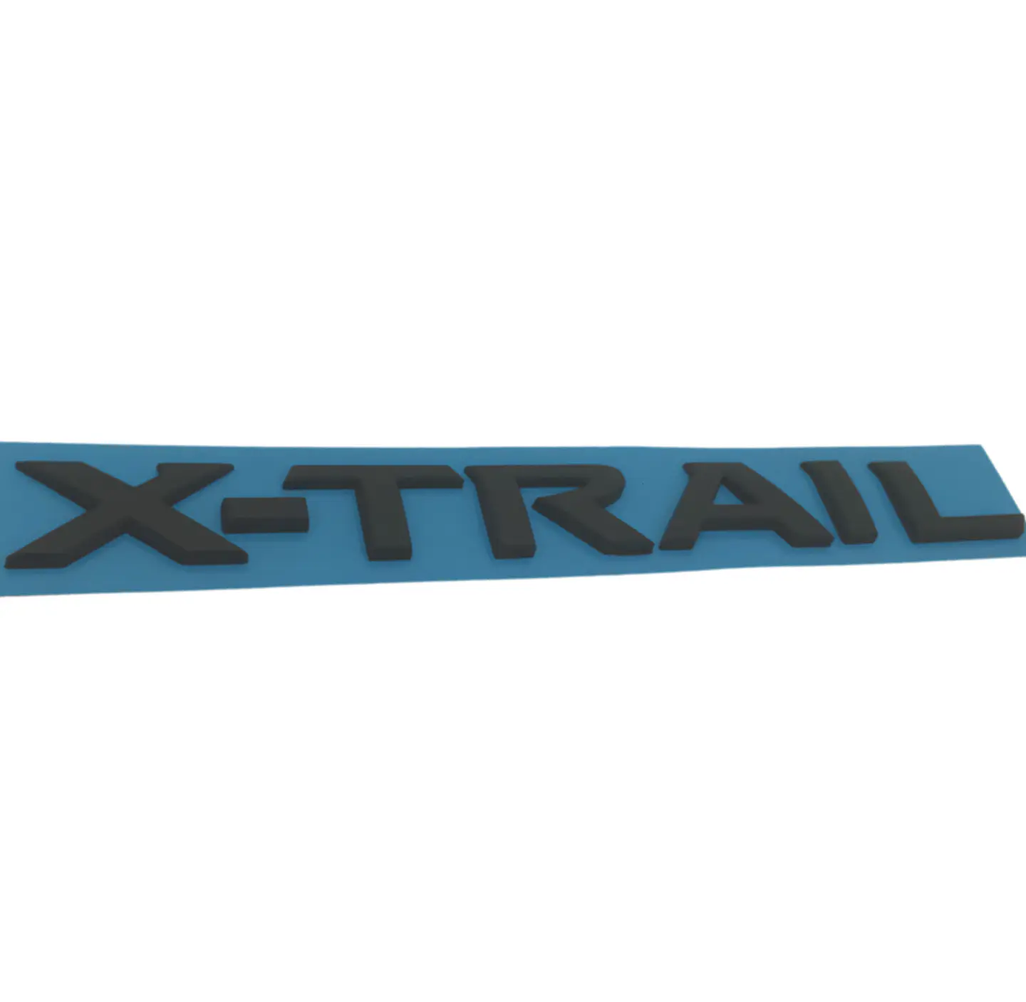 Logo New X-trail Emblema Para Nissan New Xtrail 23.5x2.5cm Negro 2