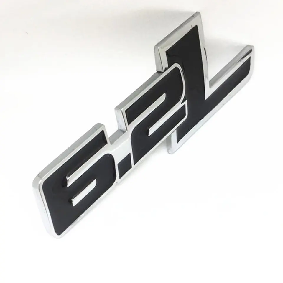 Logo Metalico Emblema 6.2 L Para Ford F-150 Raptor 12x4cm Negro 2