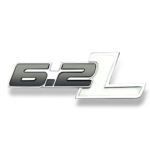Logo Metalico Emblema 6.2 L Para Ford F-150 Raptor 12x4cm Negro Blanco