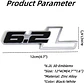 Logo Metalico Emblema 6.2 L Para Ford F-150 Raptor 12x4cm Negro Blanco - Miniatura 2