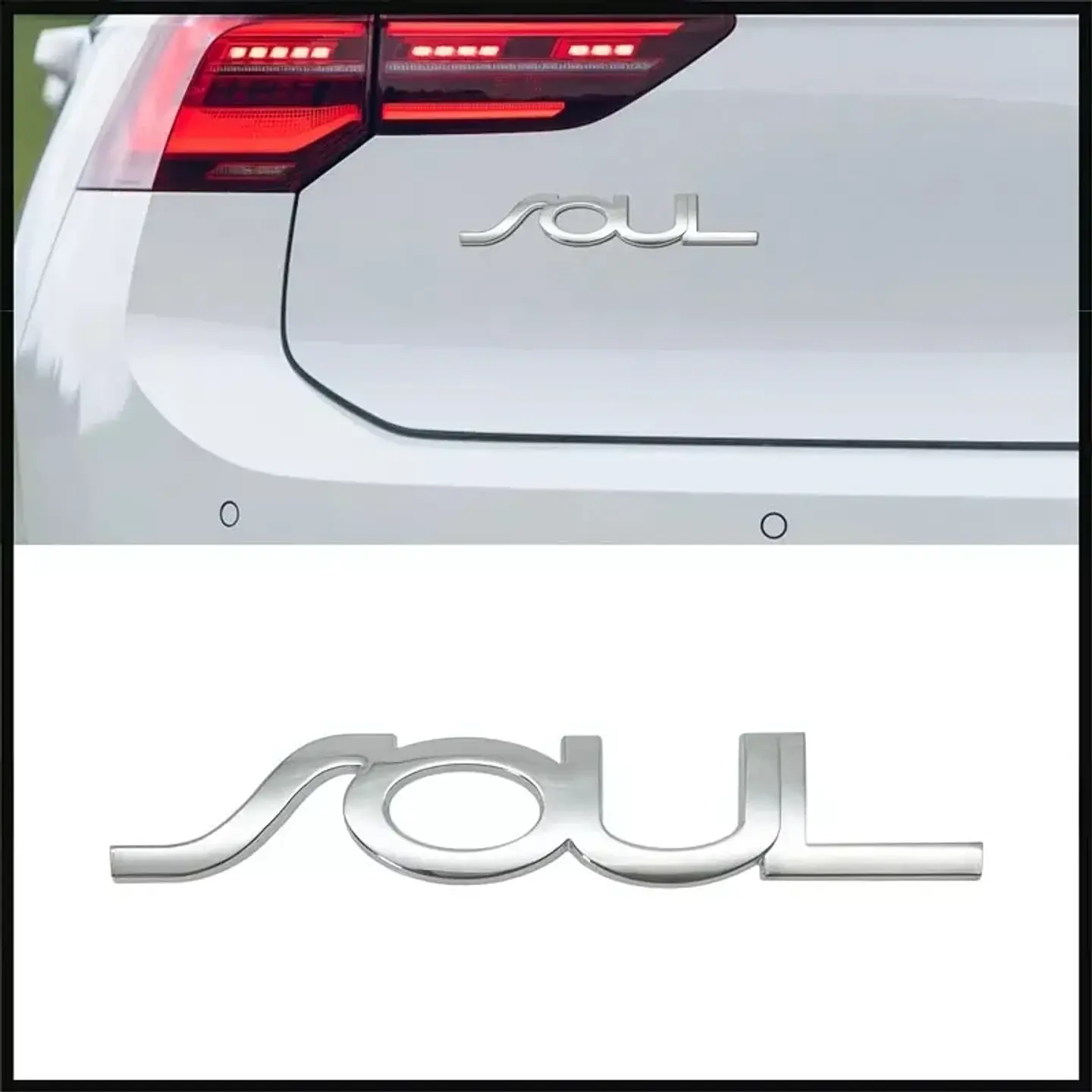 Logo Emblema Para Kia Soul Metalico 16.6x2.8cm 4