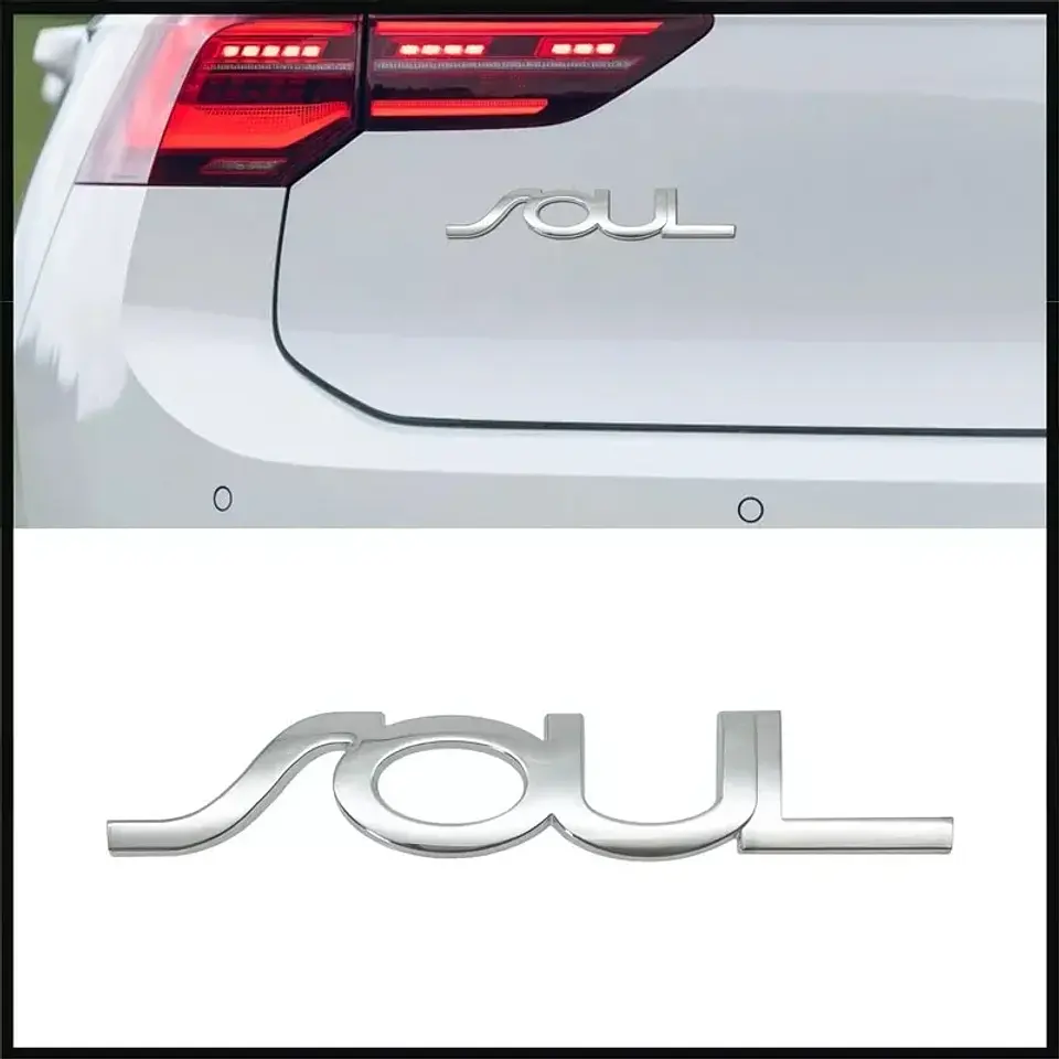 Logo Emblema Para Kia Soul Metalico 16.6x2.8cm 4