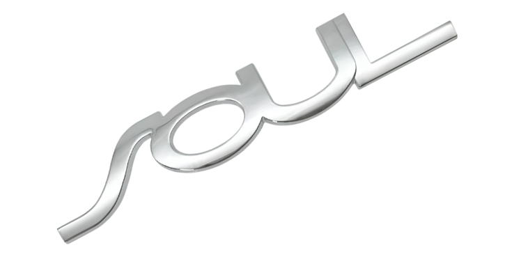 Logo Emblema Para Kia Soul Metalico 16.6x2.8cm 1