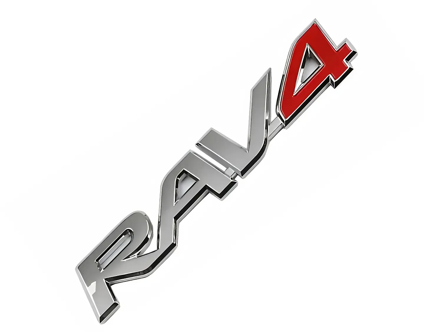 Logo Rav 4 Emblema Para Toyota Rav4 16.2x2.7cm Rojo 1