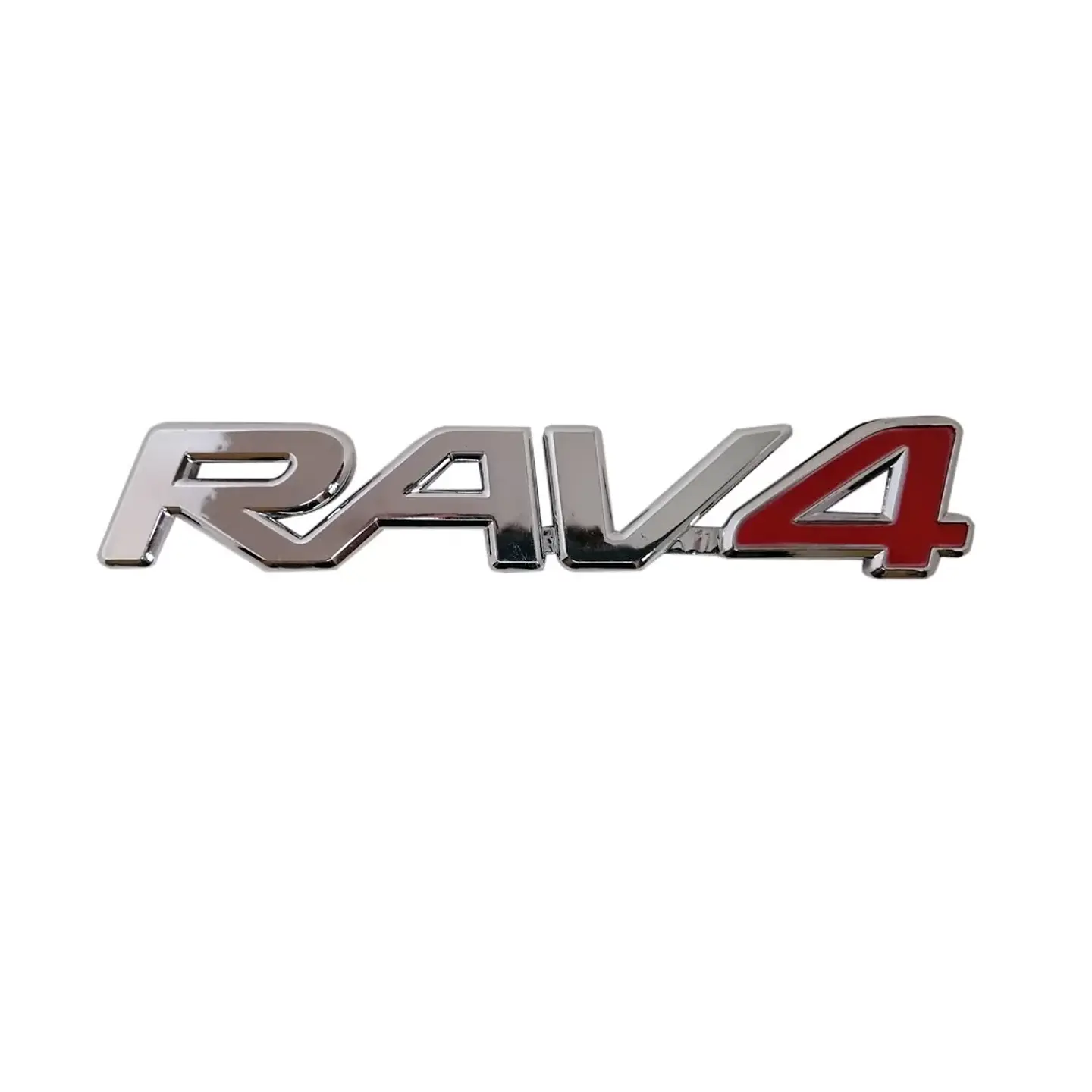 Logo Rav 4 Emblema Para Toyota Rav4 16.2x2.7cm Rojo 2