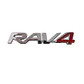 Logo Rav 4 Emblema Para Toyota Rav4 16.2x2.7cm Rojo - Miniatura 2