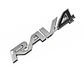 Logo Rav 4 Emblema Para Toyota Rav4 16.2x2.7cm Negro - Miniatura 1