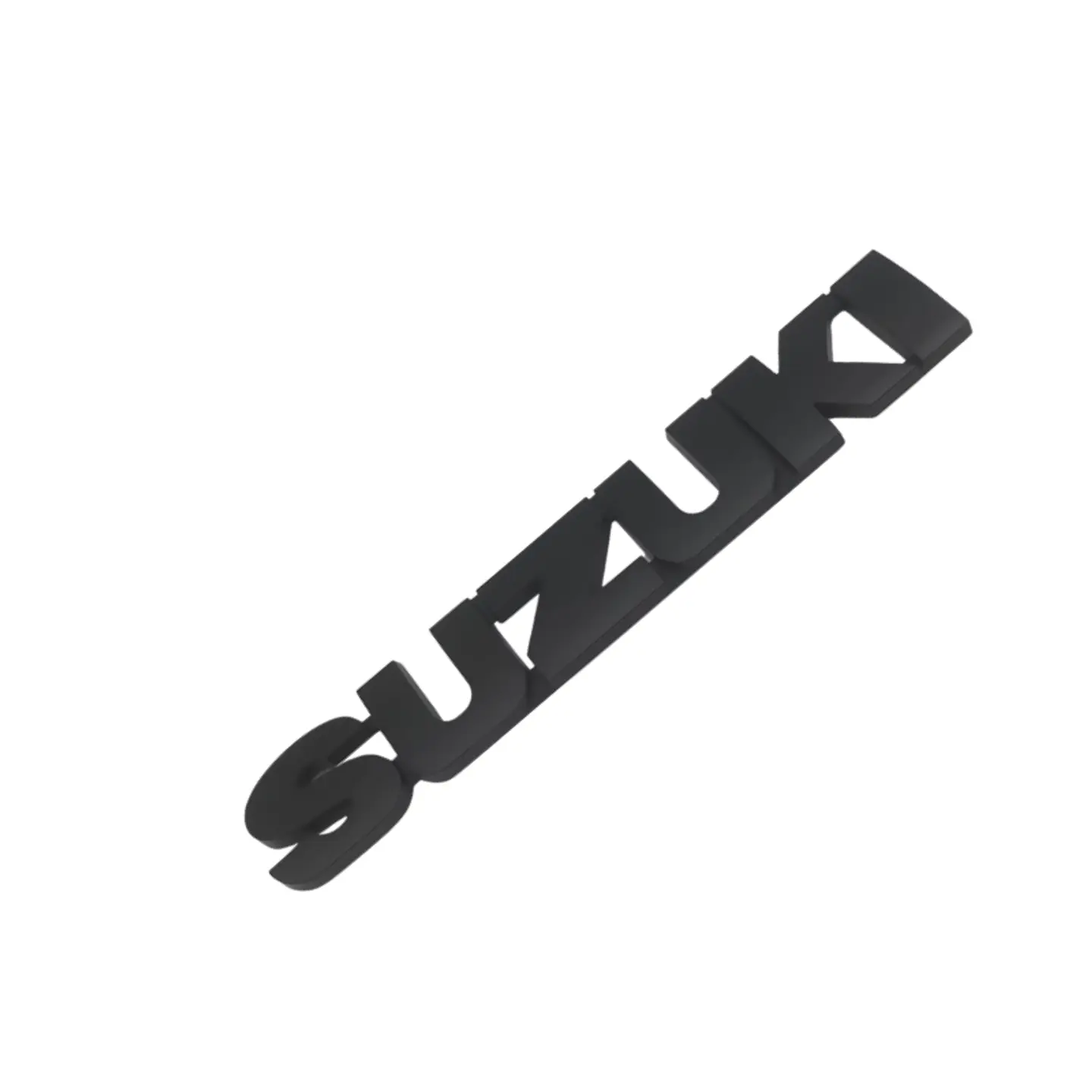 Emblema adhesivo Logo Para Suzuki 15.2x2.4 Negro 2