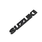 Emblema adhesivo Logo Para Suzuki 15.2x2.4 Negro - Miniatura 2