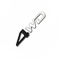 Logo Emblema Multimarca 4wd 12.6x3.2cm Metalico Negro - Miniatura 2