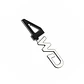 Logo Emblema Multimarca 4wd 12.6x3.2cm Metalico Negro - Miniatura 3