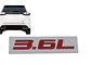 Logo 3.6l Emblema 3.6 L Multimarca 2x7.5cm - Miniatura 2