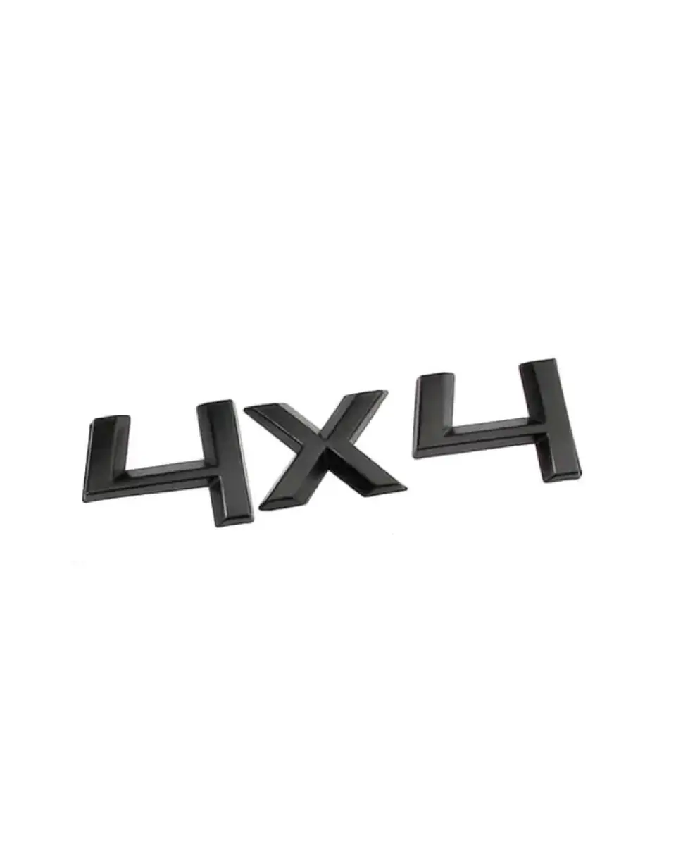Logo Emblema 4x4 Para Skoda 8.5x2.2cm Metalico Negro 2
