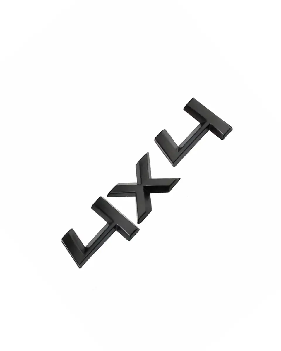 Logo Emblema 4x4 Para Skoda 8.5x2.2cm Metalico Negro 1