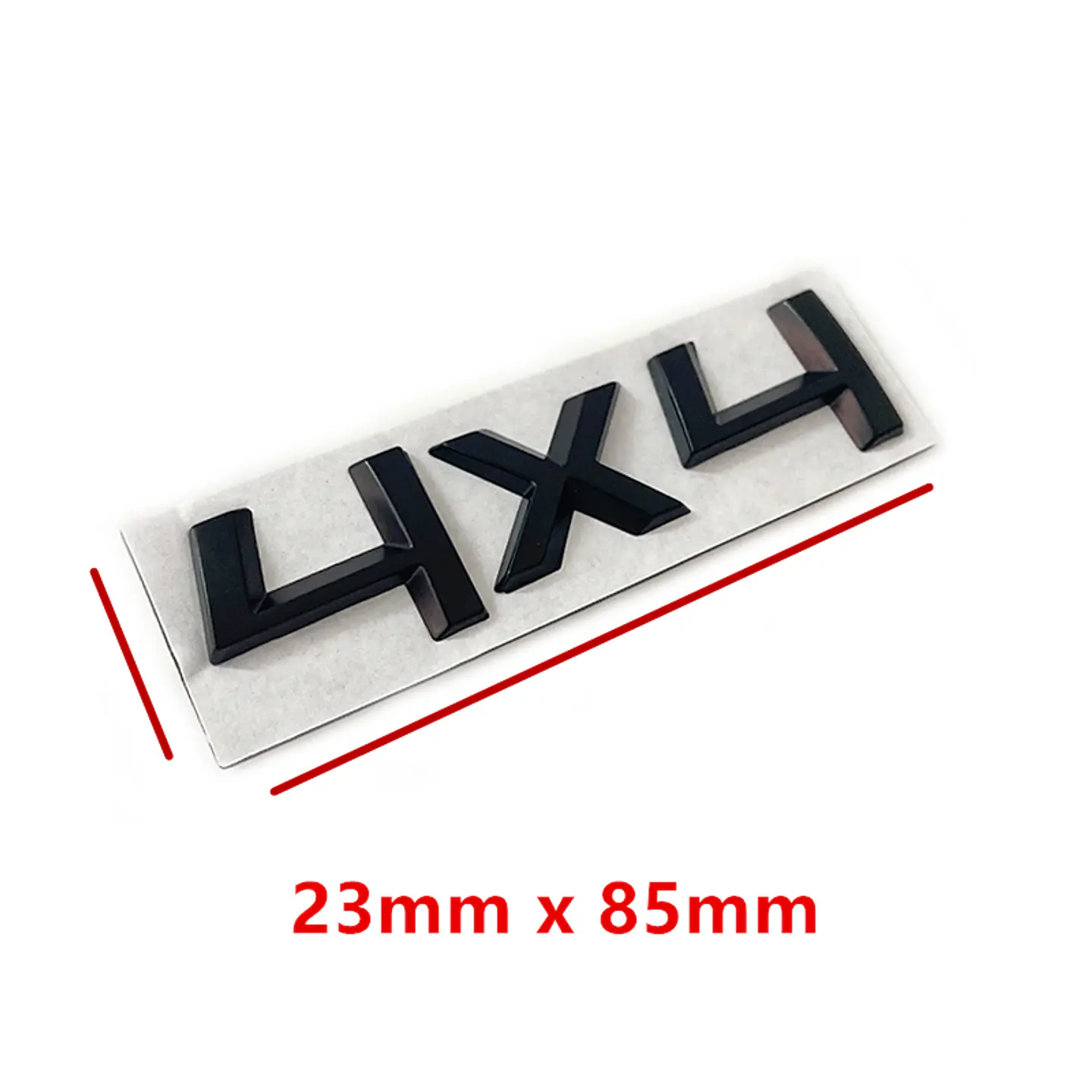 Logo Emblema 4x4 Para Skoda 8.5x2.2cm Metalico Negro 3