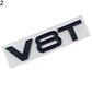 Logo V8t Emblema V8 T Para Audi 8x1.8cm Metálico Negro - Miniatura 2