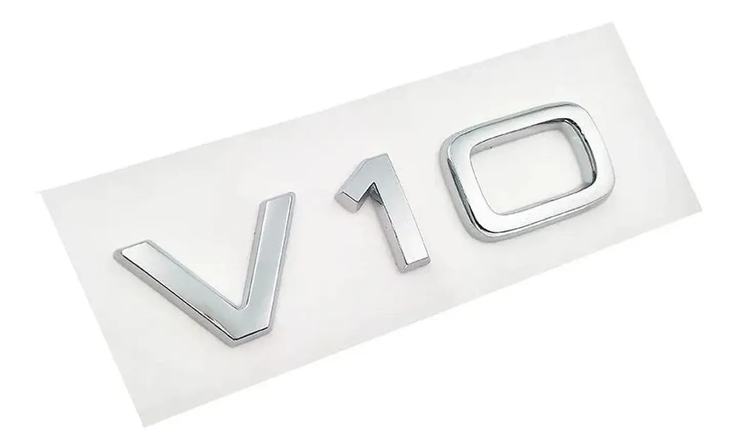 Logo Emblema V10 Para Audi Cromado 1