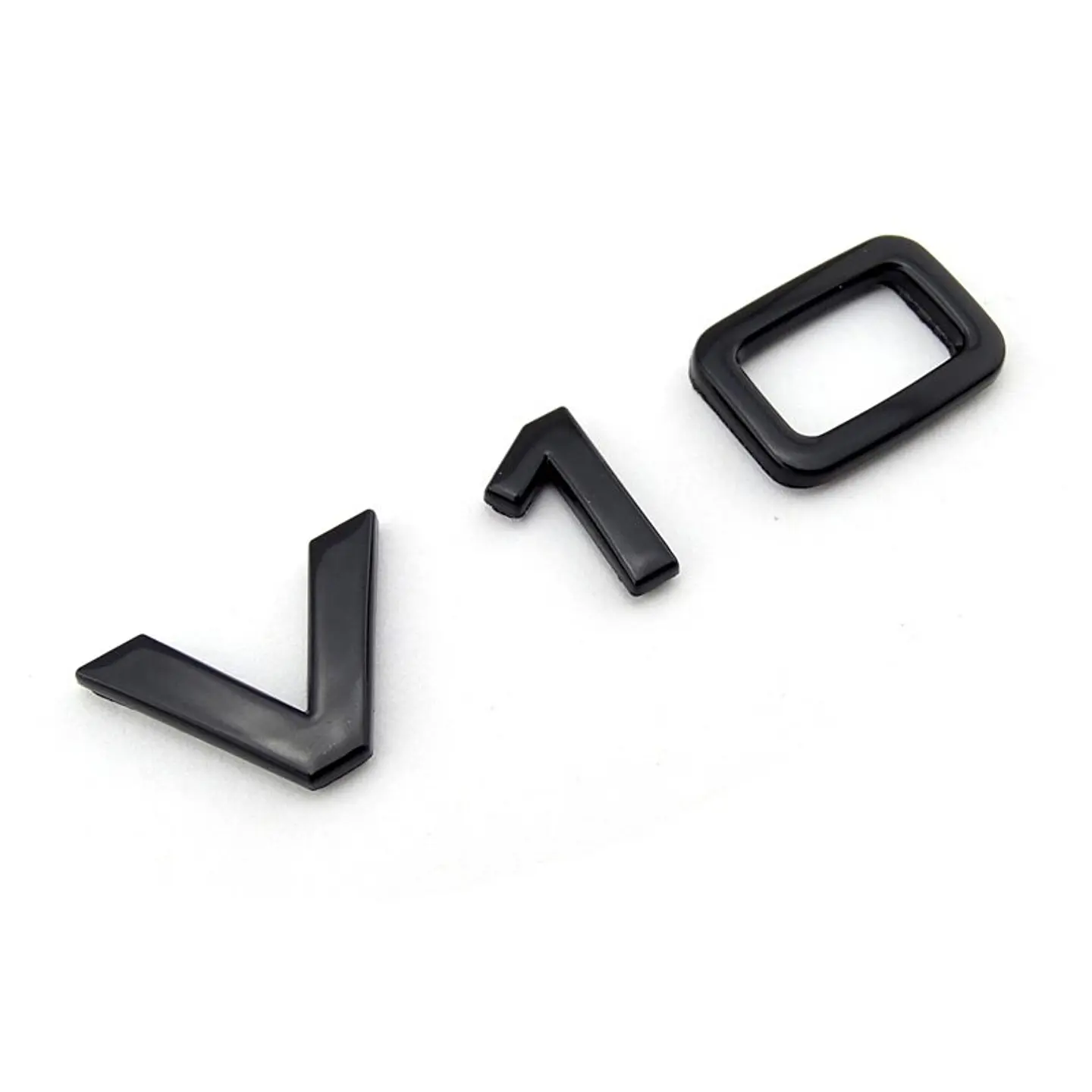 Logo Emblema V10 Para Audi Negro 1