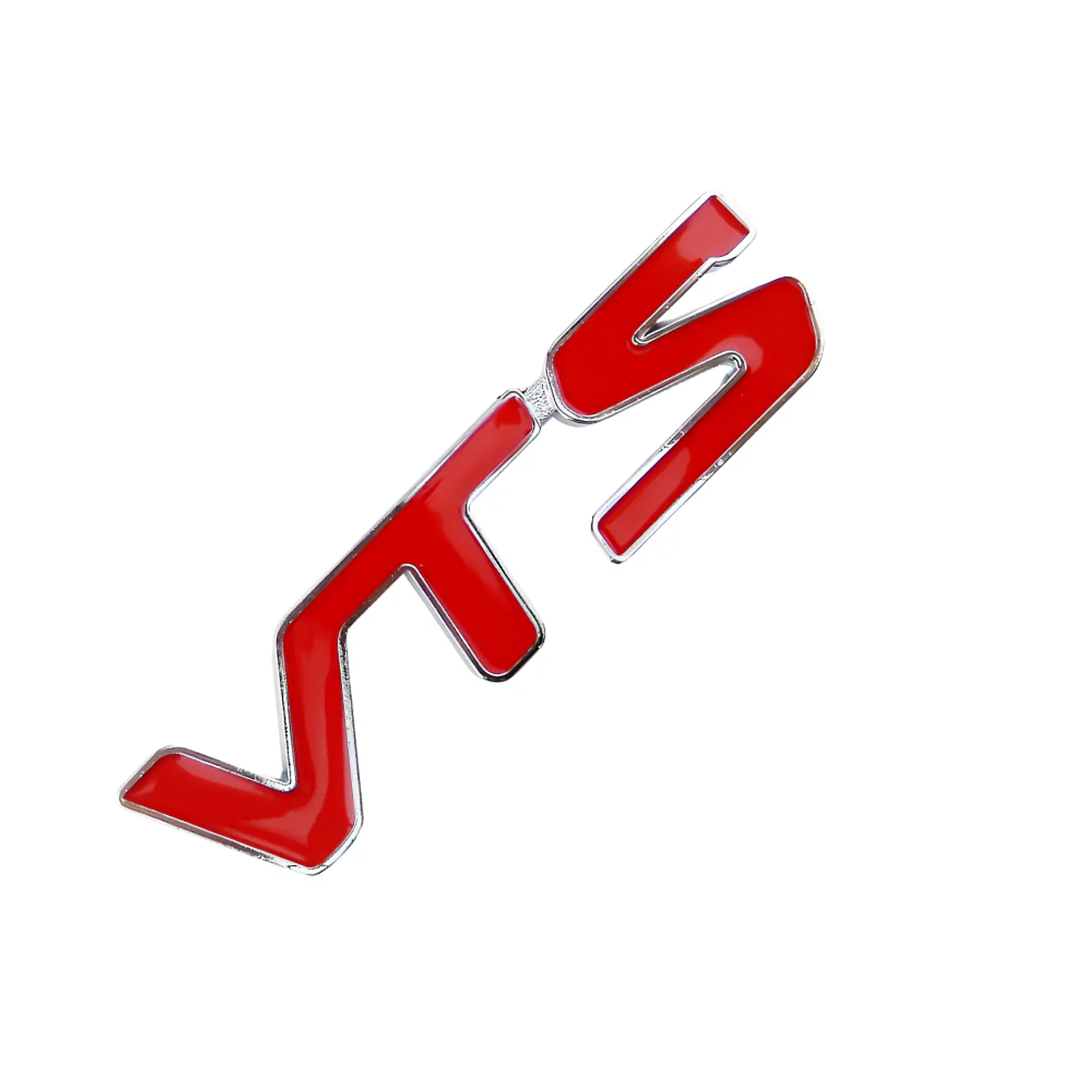 Logo Emblema Vts Para Citroen 9.8x2.4cm Metalico Rojo 1