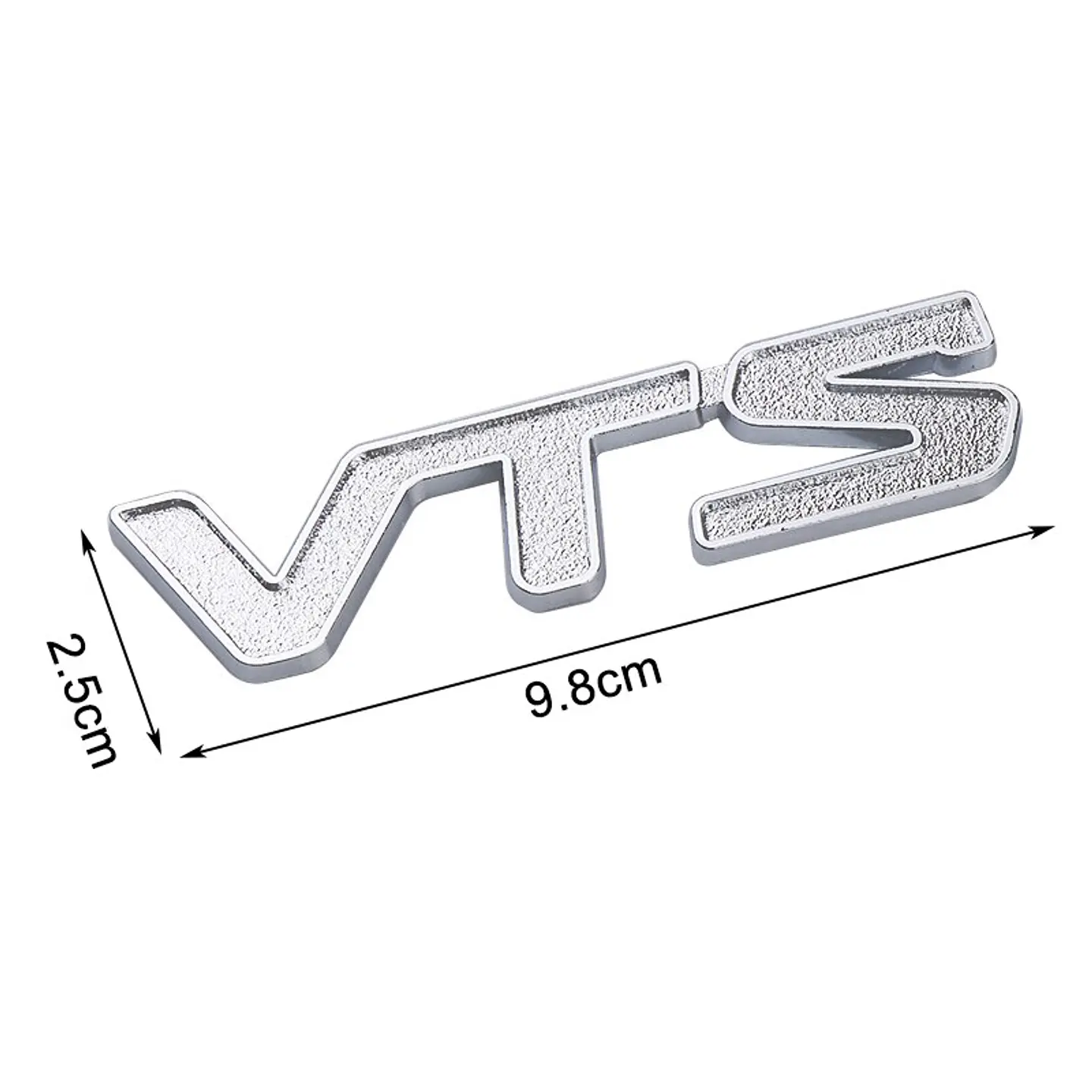 Logo Emblema Vts Para Citroen 9.8x2.4cm Metalico Cromado 2