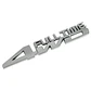 Logo Emblema 4wd Full Time 15.4x2.6cm Metalico Cromado - Miniatura 1