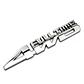 Logo Emblema 4wd Full Time 15.4x2.6cm Metalico Cromado - Miniatura 2