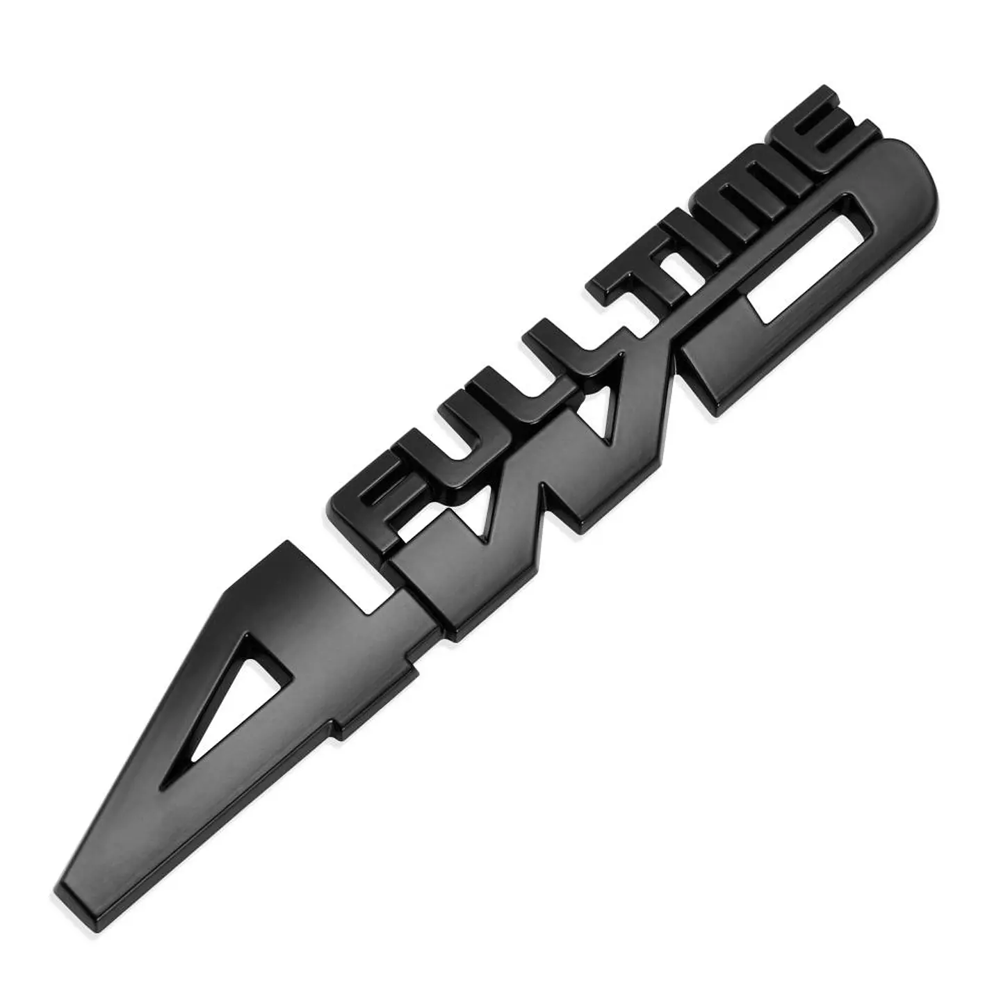 Logo Emblema 4wd Full Time 15.4x2.6cm Metalico negro 1