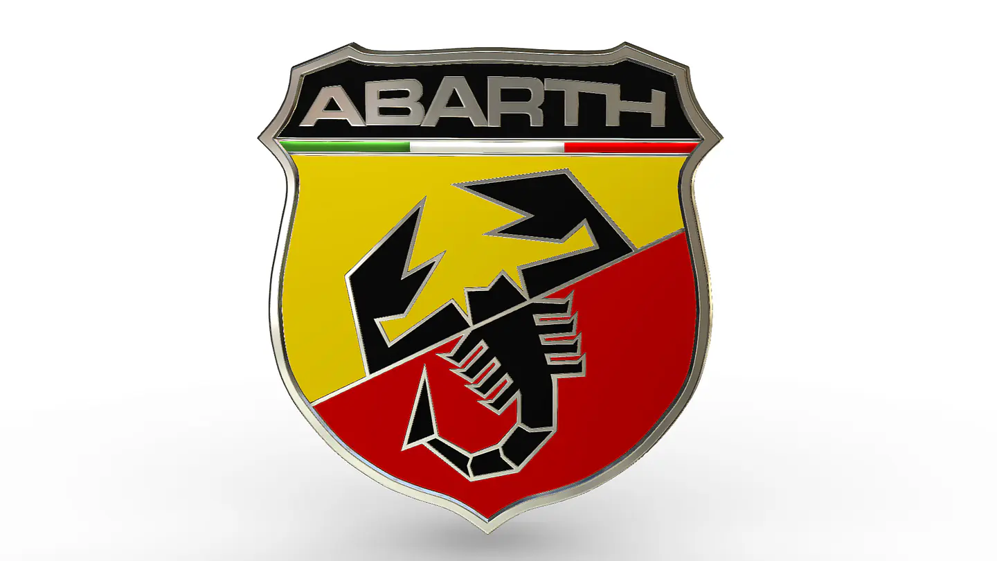 Logo Emblema Para Fiat Abarth 5.3x5.8cm 2