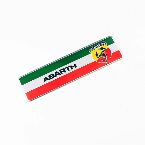 Logo Emblema Para Fiat Abarth 10.2x2.5cm