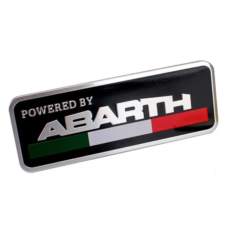 Logo Emblema Para Fiat Abarth 8x3cm 2