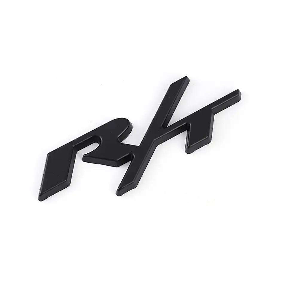 Logo Rt Emblema R/t Para Dodge 9x3cm Negro 2