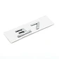 Logo Emblema 3.7 Multimarca 5.3x2cm Metalico Cromado - Miniatura 3