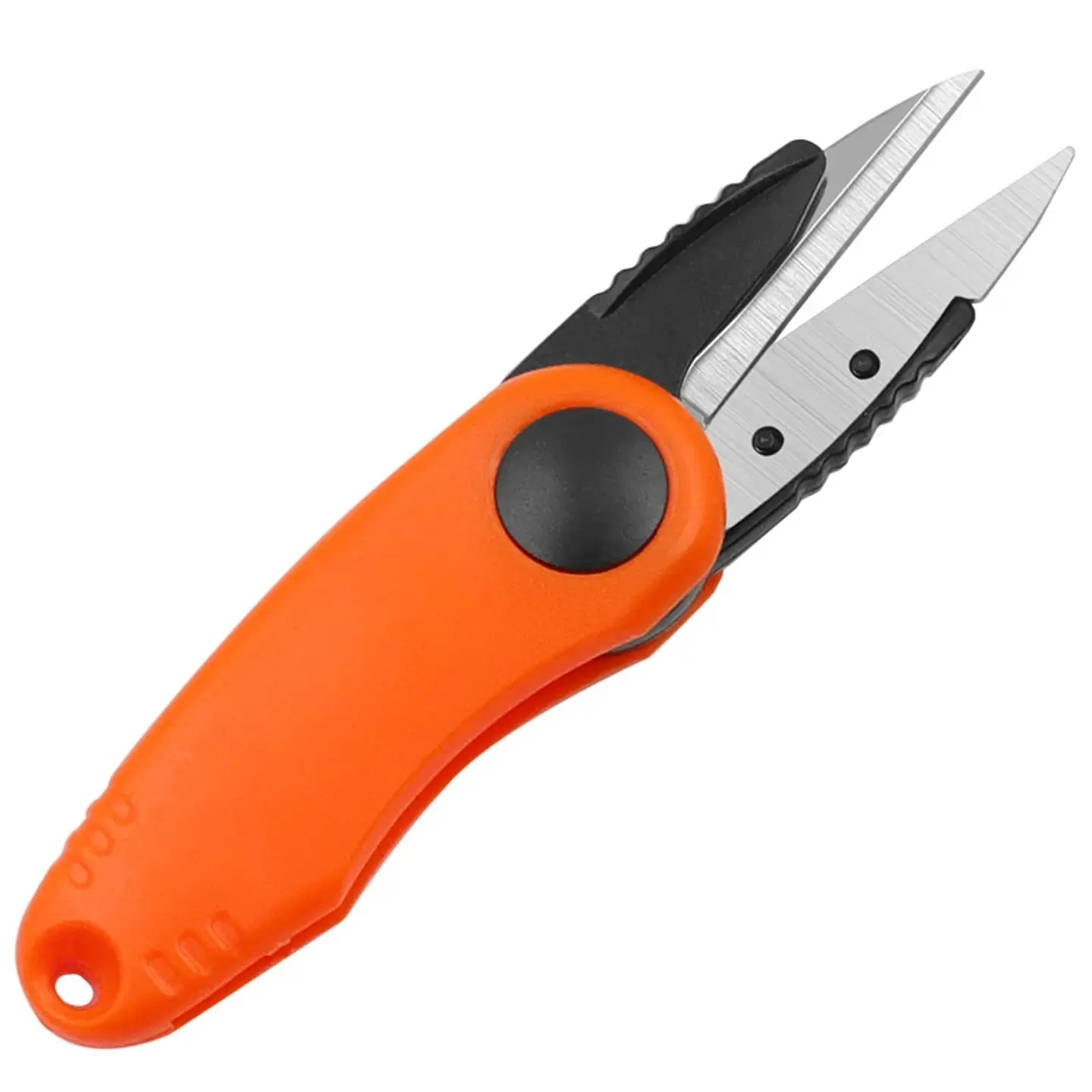Herramienta Tijera Pesca Corta Linea Multifilamento Nylon Naranja 1