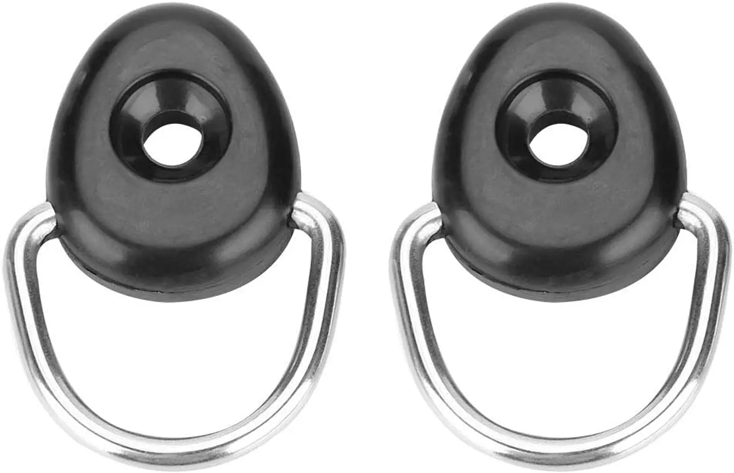 10x Anillos D-ring Ganchos Sujetador Amarre Accesorio Kayak Ovalado 2