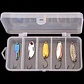 Kit X5 Señuelos Chispas Vib Cucharas 3.5grs Pesca Más Caja - Miniatura 4