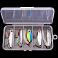 Kit X5 Señuelos Chispas Vib Cucharas 10grs Pesca Más Caja - Miniatura 4