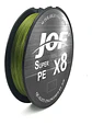 Multifilamento Linea Pesca Jof Super Pe X8 150m 0.23mm 13.6k Verde - Miniatura 5