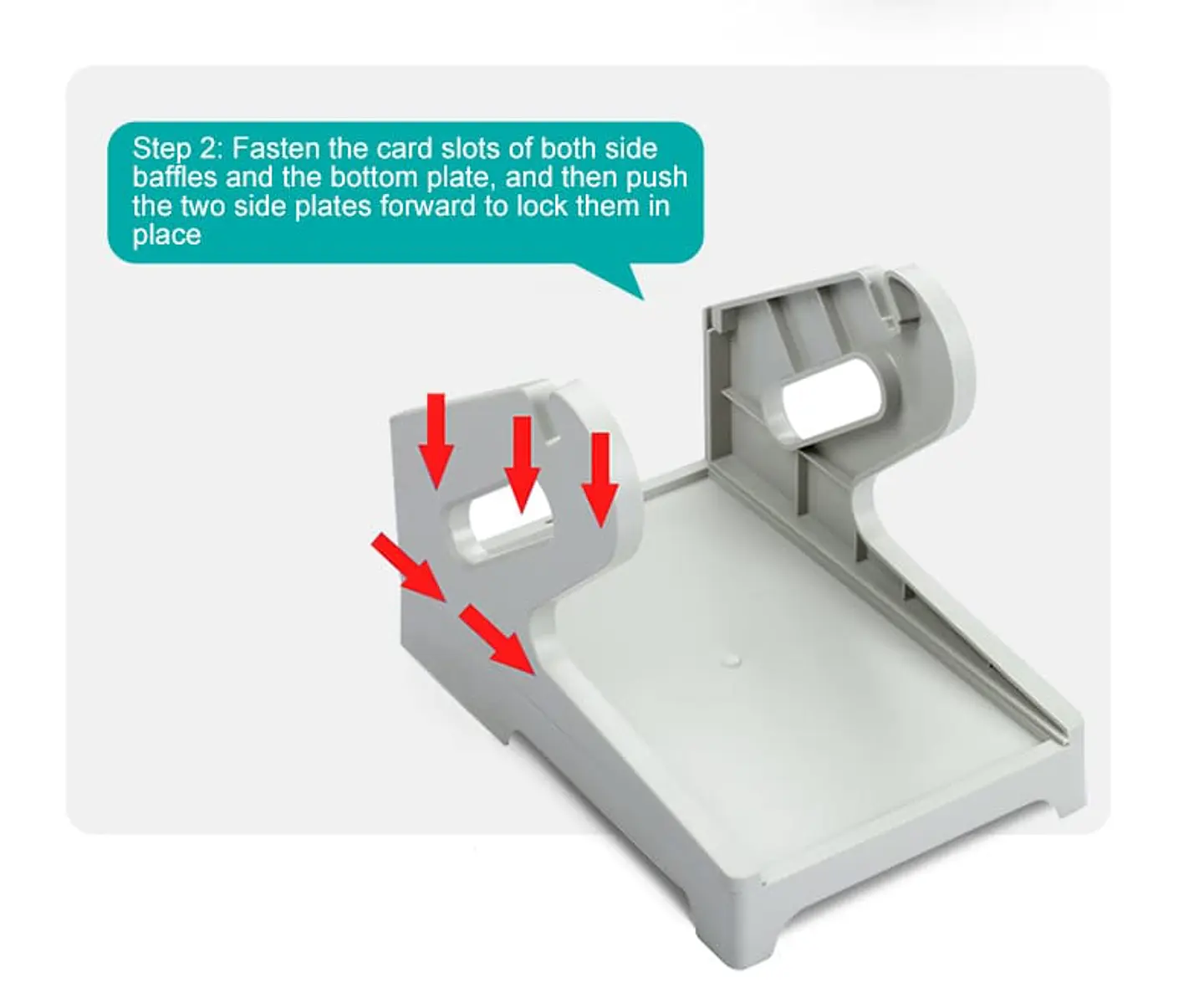 Soporte Porta Etiquetas Térmicas Adhesivas Rollo O Plegadas Blanco 5