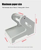 Soporte Porta Etiquetas Térmicas Adhesivas Rollo O Plegadas Blanco - Miniatura 9