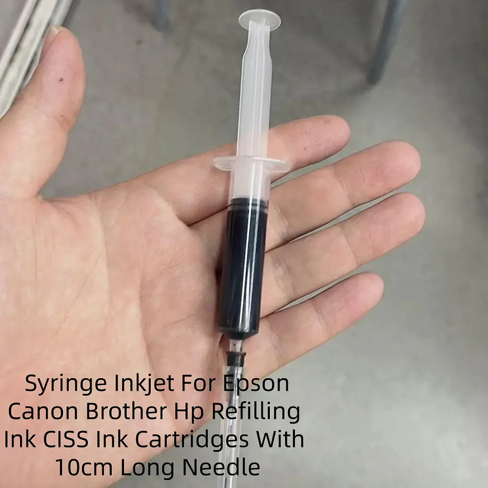 X4 Jeringas 10ml Recarga Tintas Epson Brother Hp Canon Etc 10