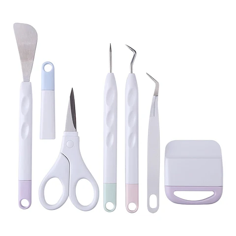 Set x6 Herramientas Deshierbe Manualidades Vinilo ´papeles Cameo Cricut portrait
