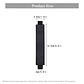 Funda Pluma Porta Lápiz Cuerina para Agenda Libreta Tablet Etc Negro - Miniatura 3