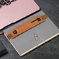 Funda Pluma Porta Lápiz Cuero Para Agenda Libreta Tablet - Miniatura 1