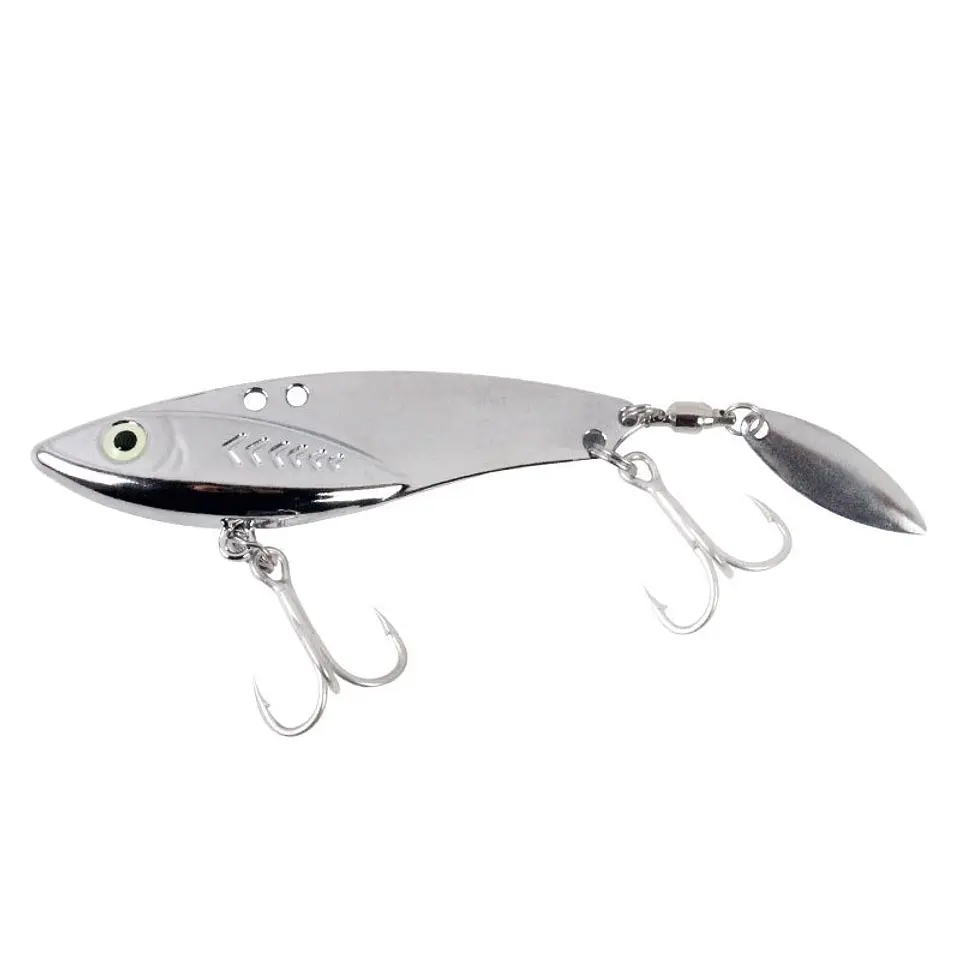 Señuelo Pesca Caballito Vib Metal 20grs 7cm Corvina Lenguado 1