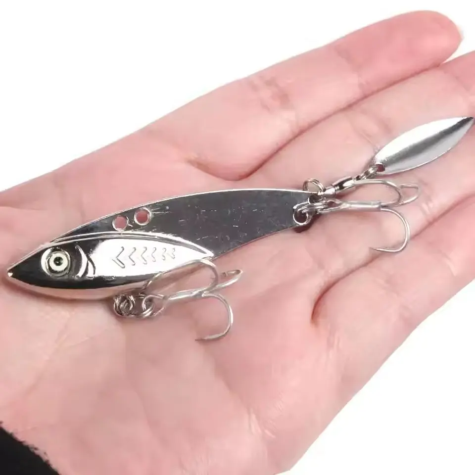 Señuelo Pesca Caballito Vib Metal 20grs 7cm Corvina Lenguado 3