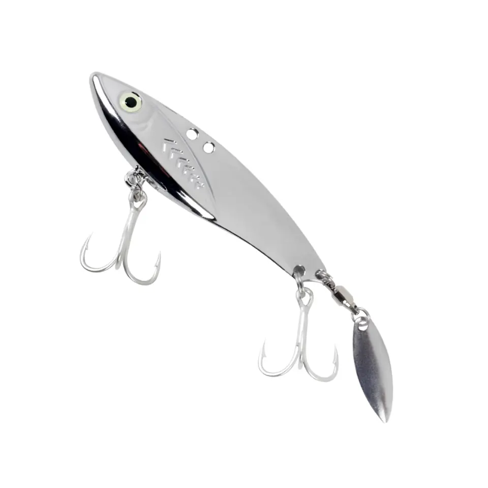 Señuelo Pesca Caballito Vib Metal 20grs 7cm Corvina Lenguado 4
