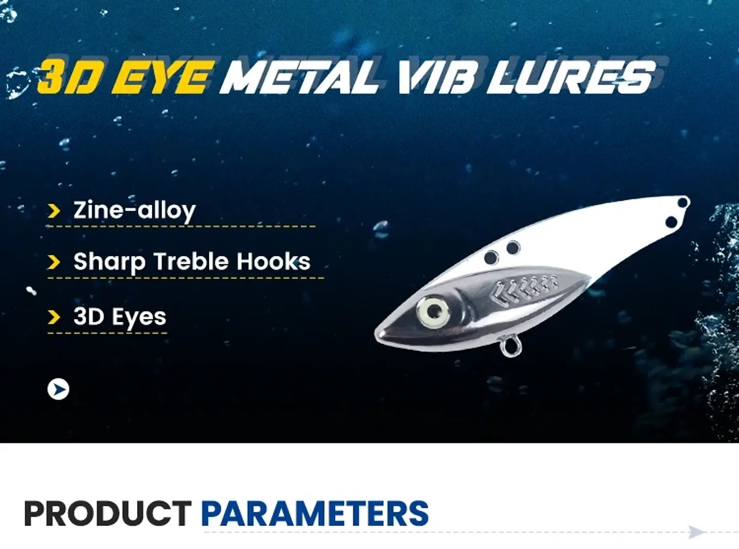 Señuelo Pesca Caballito Vib Metal 20grs 7cm Corvina Lenguado 5