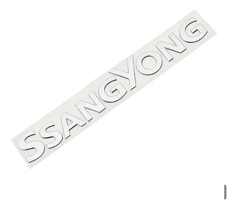 Logo Emblema Para Ssangyong 21,1cm X 2,9cm